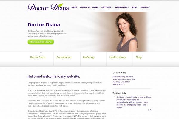 doctordiana.com site used Biznizz-commerce