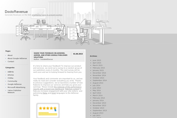 WordPress website example screenshot