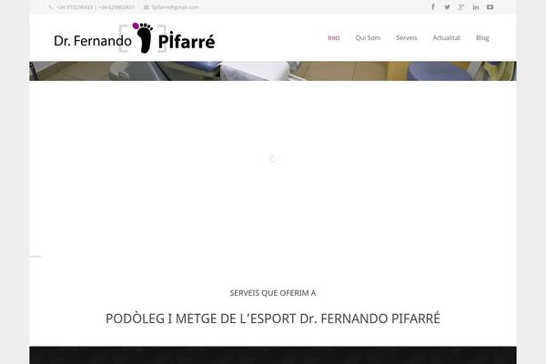 Impreza theme site design template sample