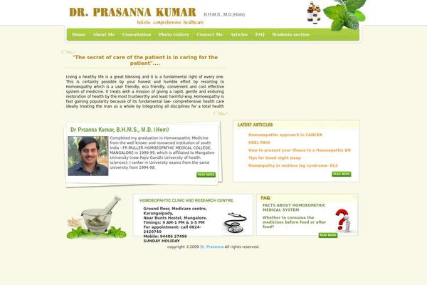 doctorprasanna.com site used Prasanna