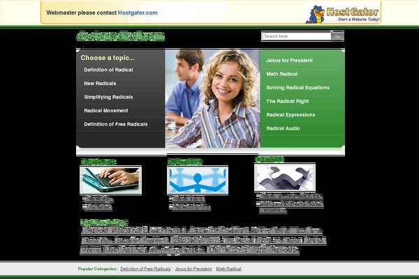 Twenty Fourteen theme site design template sample