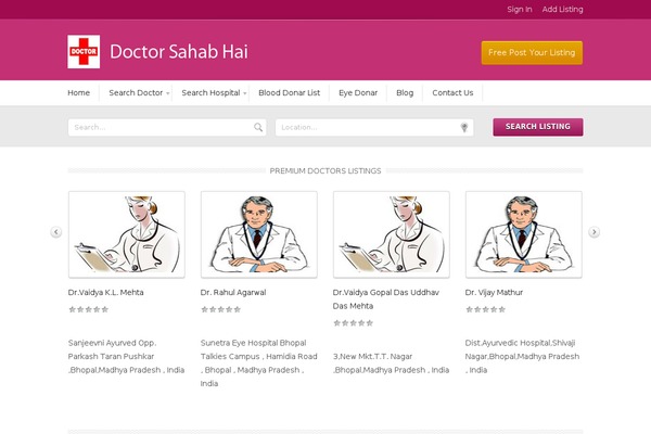 doctorsahabhai.in site used Doctor_sahab