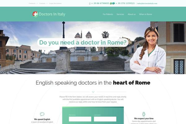 doctorsinitaly.com site used Ospedale