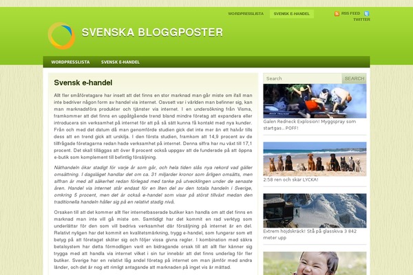 Stratie theme site design template sample