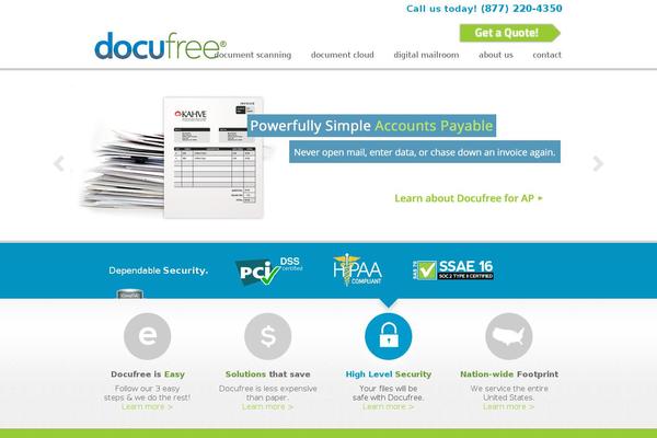 docufree.com site used Docufree