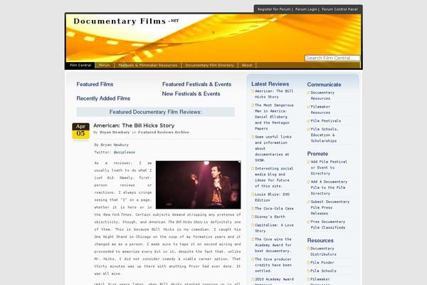 documentaryfilms.net site used Filmstar