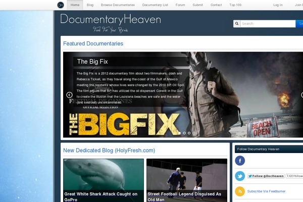 documentaryheaven.com site used Docheaven