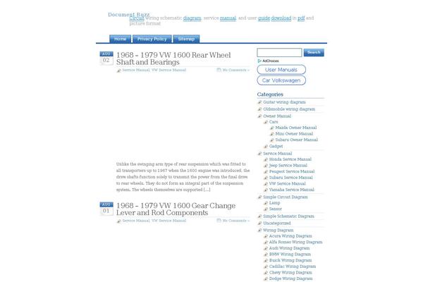 WordPress website example screenshot