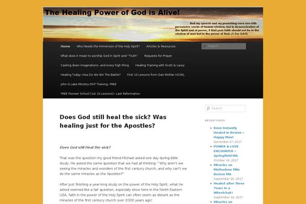 WordPress website example screenshot