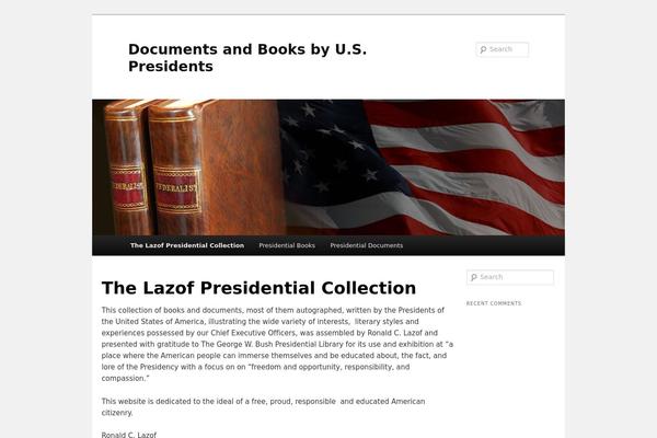 documentsandbooksbyuspresidents.com site used Docs_and_books