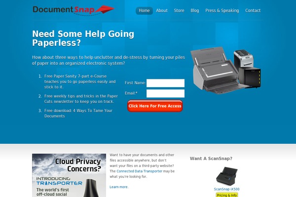 documentsnap.com site used Squared