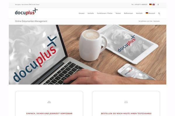 Enfold theme site design template sample