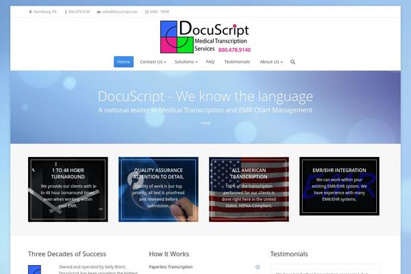 The7 theme site design template sample