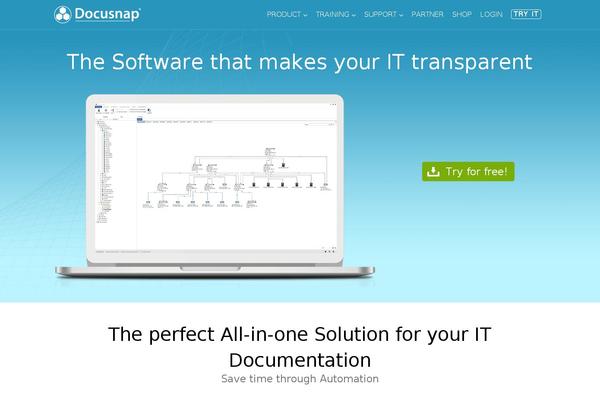 docusnap.com site used Docusnap-v1