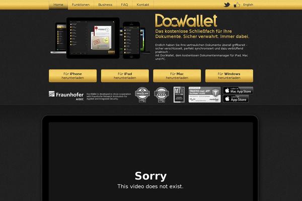 docwallet.de site used Docuty