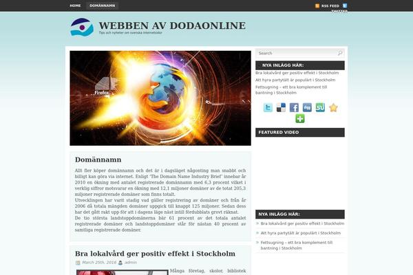 WordPress website example screenshot