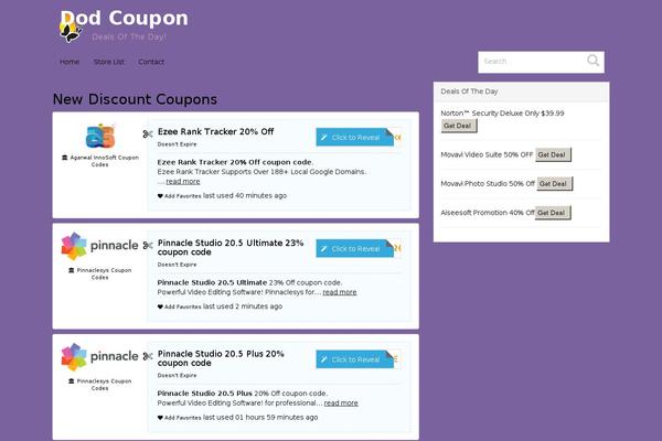 dodcoupon.com site used Dodc