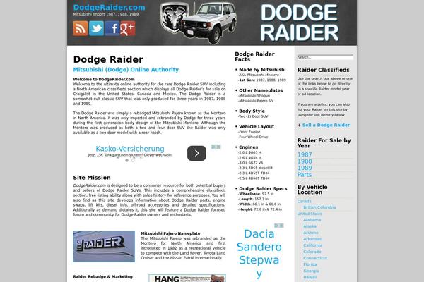 dodgeraider.com site used Prosense