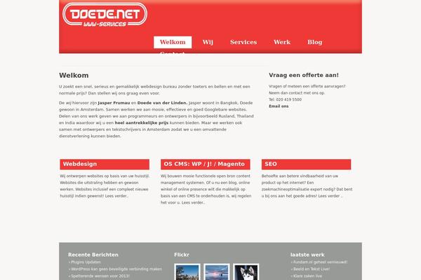 D3 theme site design template sample