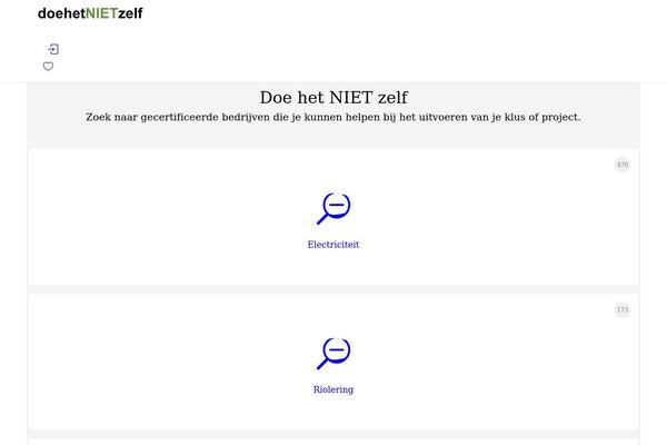 doehetnietzelf.nl site used Foogra