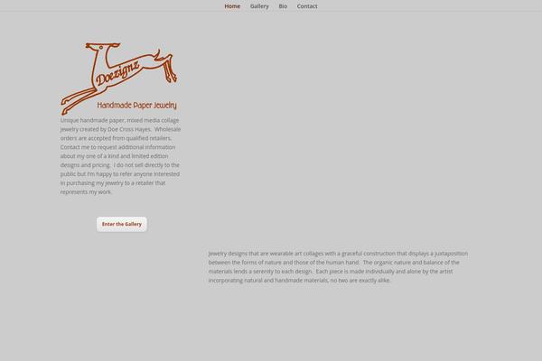 Divi theme site design template sample