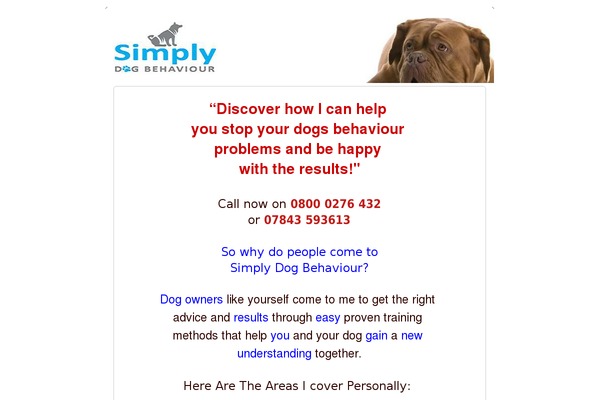 dogbehaviour.co site used Nicheprofitpressv2