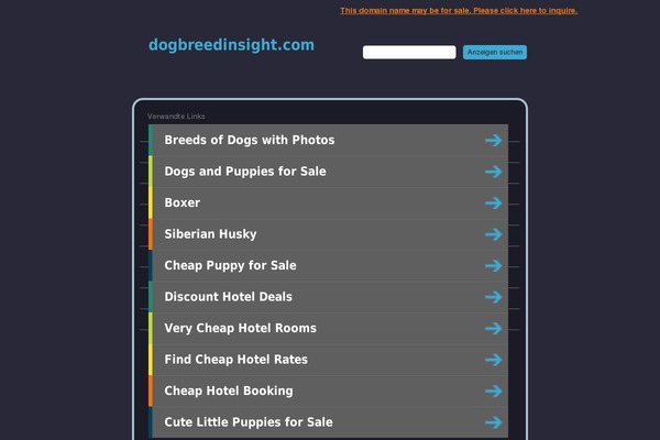 dogbreedinsight.com site used Dog-lover