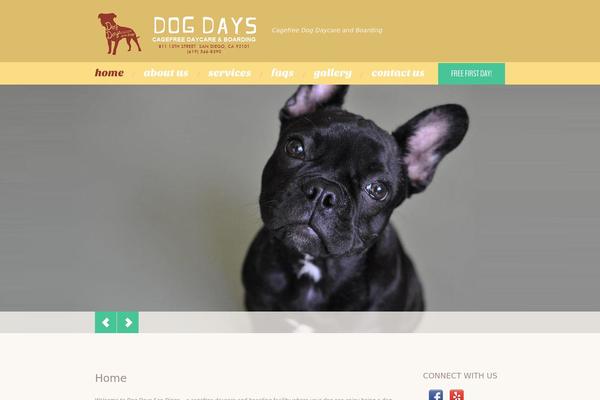 WordPress website example screenshot