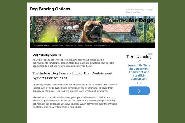 Twenty Ten theme site design template sample