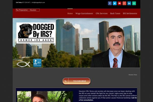WordPress website example screenshot