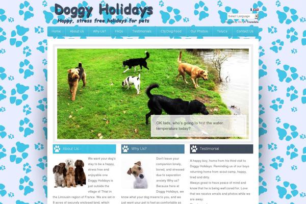 doggyholidays.fr site used Petsitting