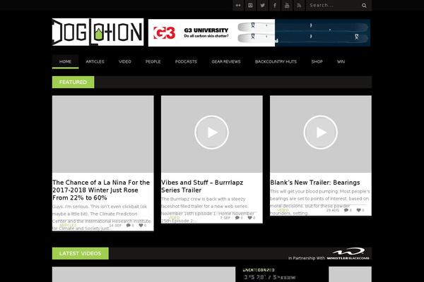 BUCKET theme site design template sample