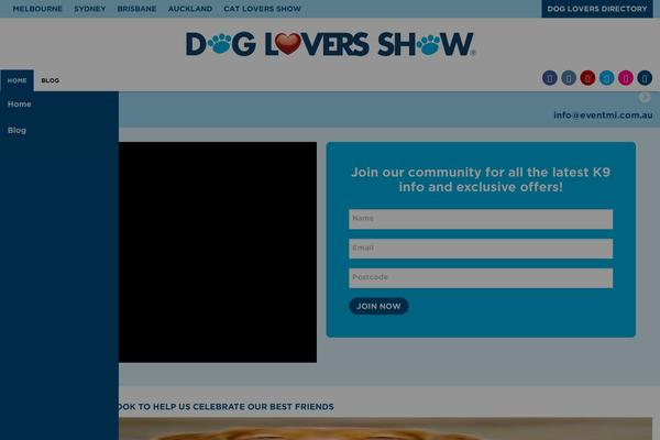 dogloversshow.com.au site used Doglovers