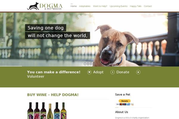 dogmarescue.org site used Pet-care