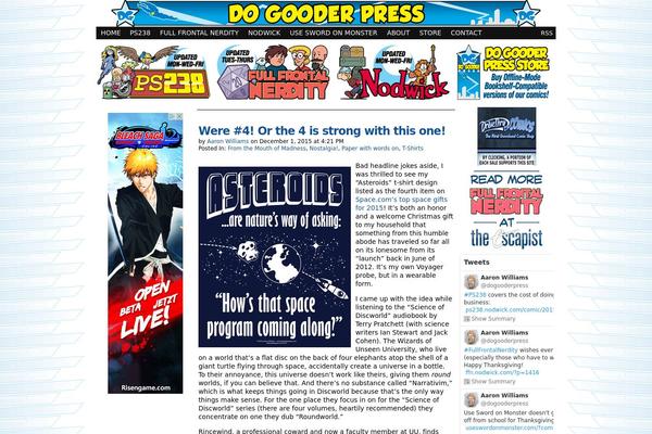 ComicPress theme site design template sample