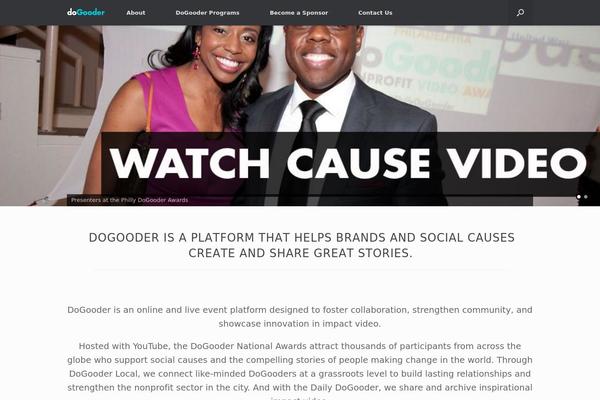 Vantage theme site design template sample