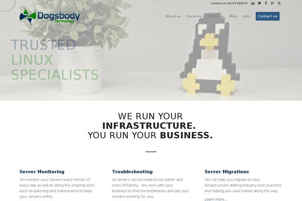 Enfold-child theme site design template sample