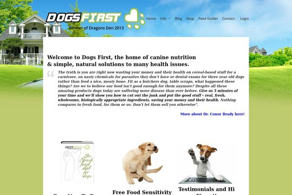 dogsfirst.ie site used Wpex