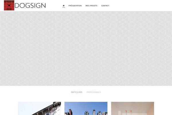 Ambient theme site design template sample