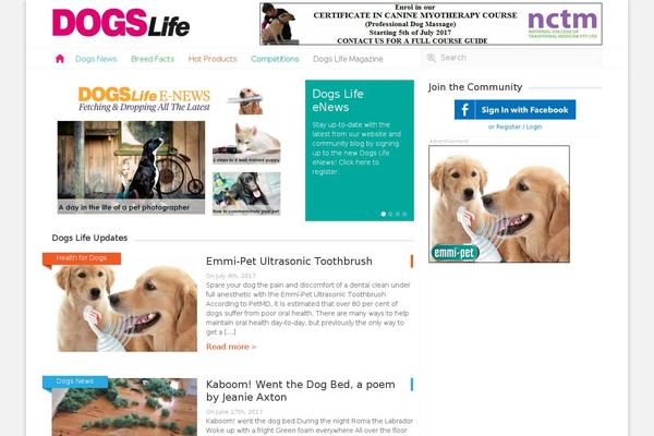 dogslife.com.au site used Dogslife