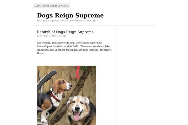 Thesis theme site design template sample