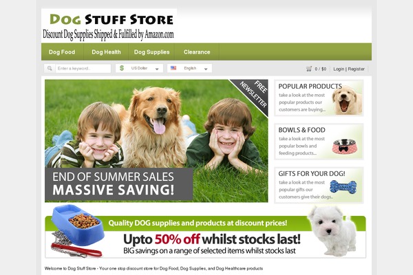 WordPress website example screenshot
