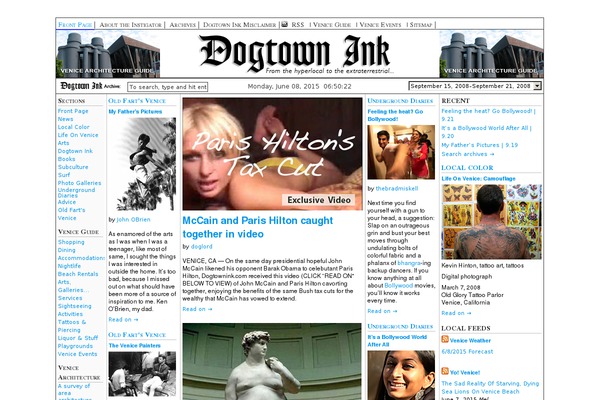 dogtownink.com site used Blogtimes