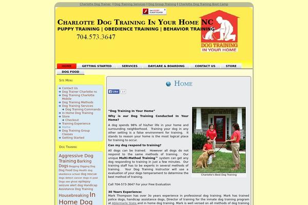 dogtrainingcharlotte.com site used Betterdogdotcomwline