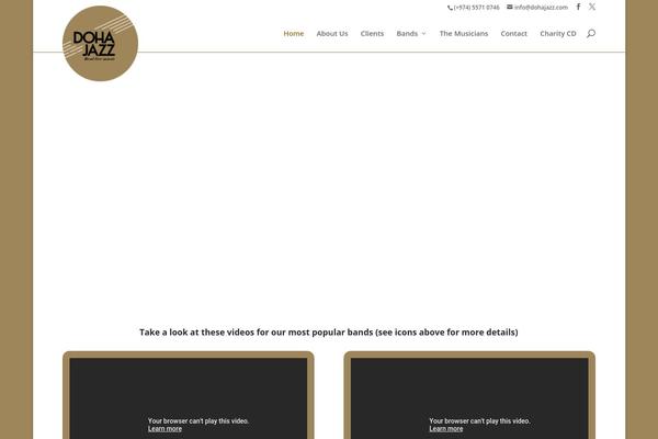 dohajazz.com site used Divi-child-dohajazz
