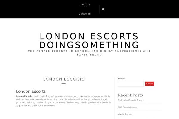 doingsomething.co.uk site used Infinity Blog