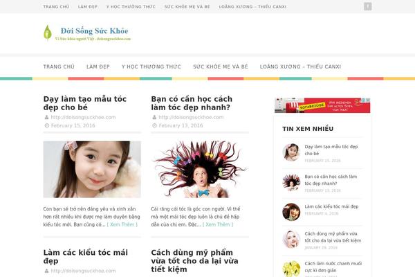 Blogland theme site design template sample