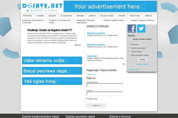 dojave.net site used Tendance