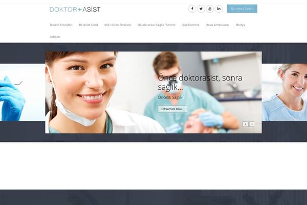 Medical Doctor theme site design template sample