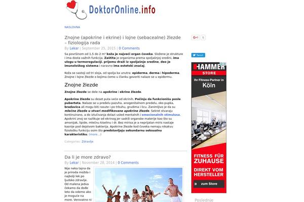 doktoronline.info site used Elementary-mono